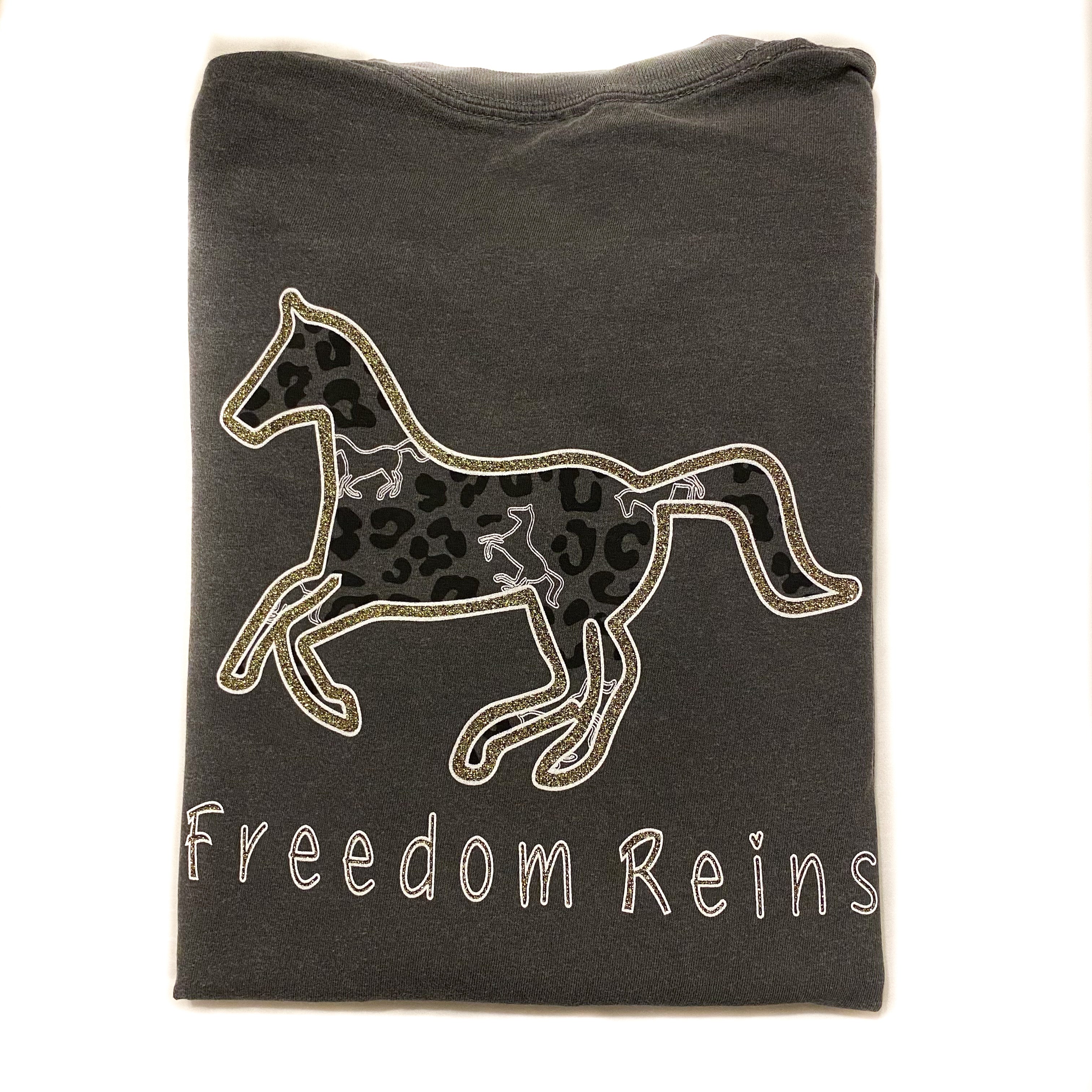 Pepper Cheetah Shimmer Long Sleeve